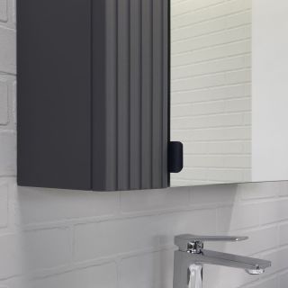 Зеркало-шкаф Comforty для ванной комнаты Лима 60 антрацит